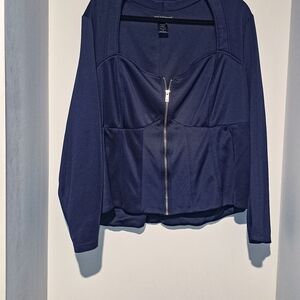2x Elegant Navy Women's Jacket